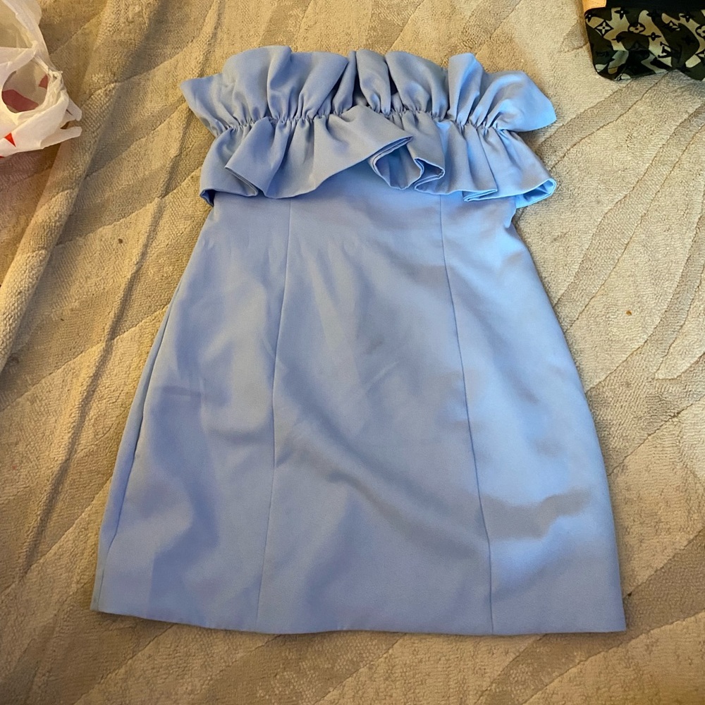 light blue do+be dress